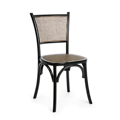 Silla vintage Carrel Negra