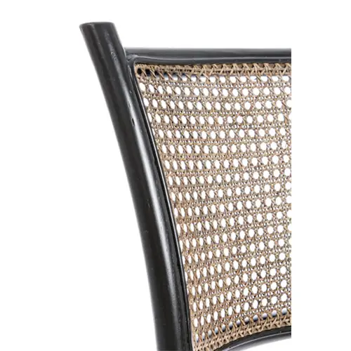 Silla vintage Carrel Negra