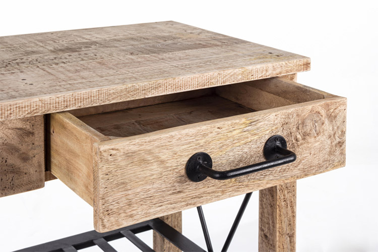 Carrito 2 cajones Lumber