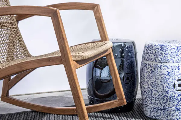 Taburete vintage Sfinge Maiolic