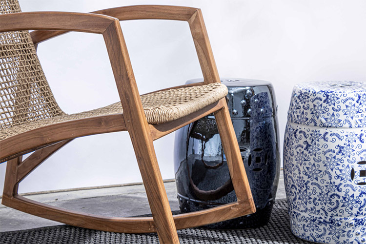 Taburete vintage Sfinge Maiolic