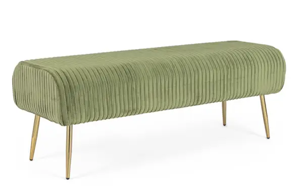 Banco vintage 2 plazas Selena Olive