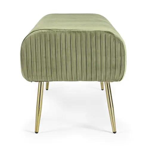 Banco vintage 2 plazas Selena Olive