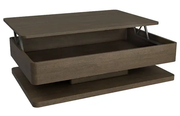 Mesa de centro elevable roble Sama