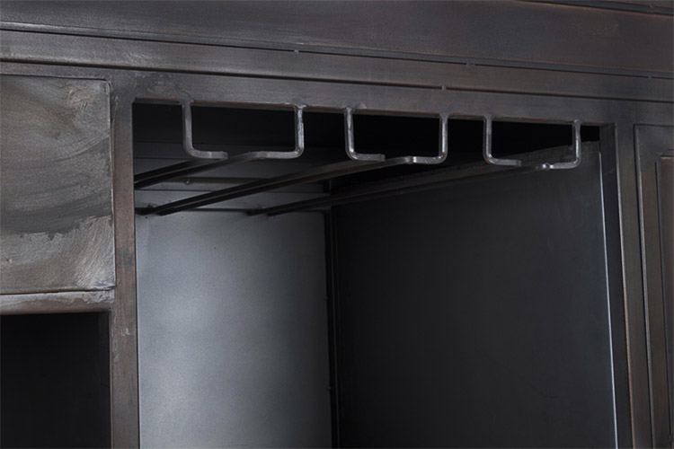 Mueble bar industrial 1 puerta 1 cajón Lanford