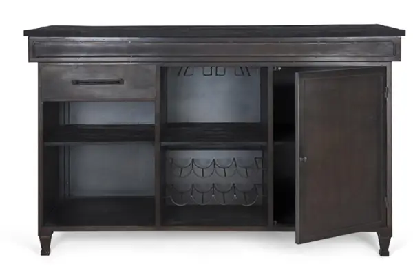 Mueble bar industrial 1 puerta 1 cajón Lanford