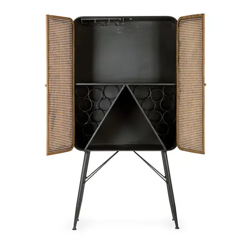 Mueble bar industrial 2 puertas Elton