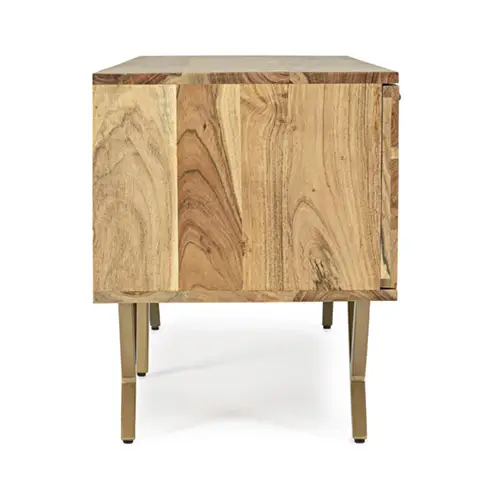 Mueble TV industrial 3 puertas Raida