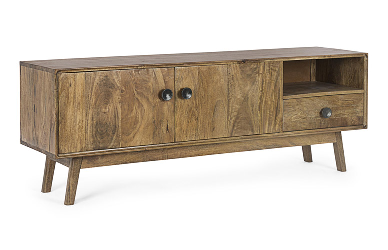 Mueble TV vintage 2 puertas 1 cajón Silvestre