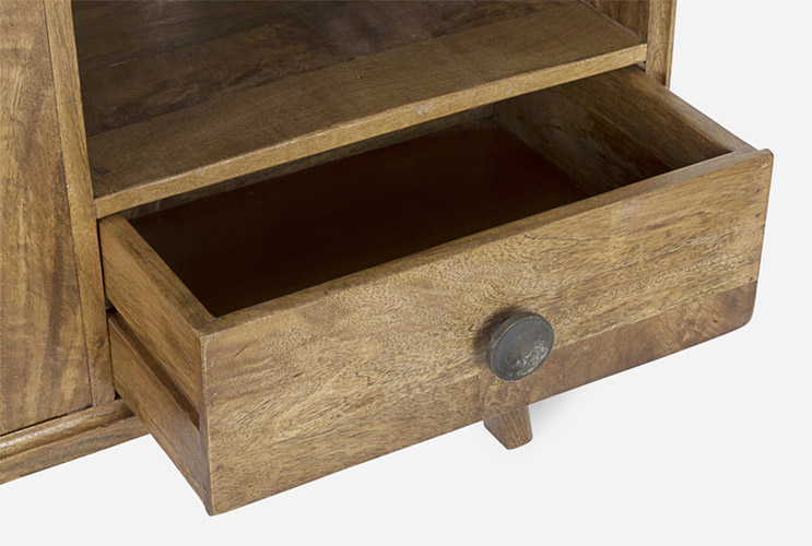 Mueble TV vintage 2 puertas 1 cajón Silvestre