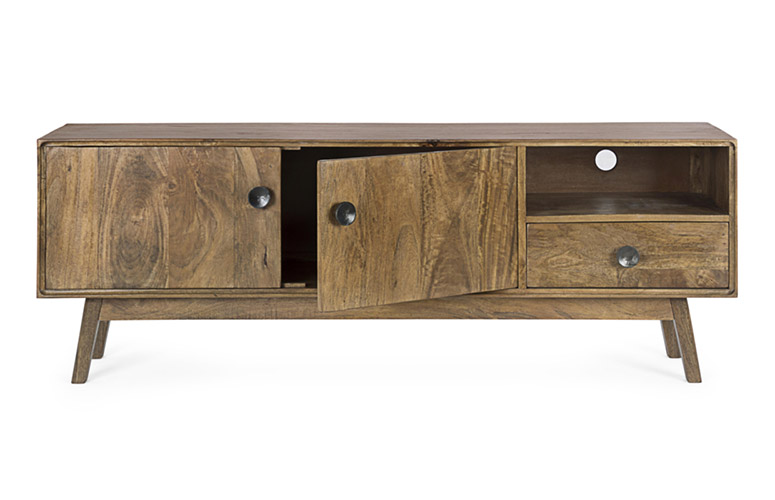 Mueble TV vintage 2 puertas 1 cajón Silvestre