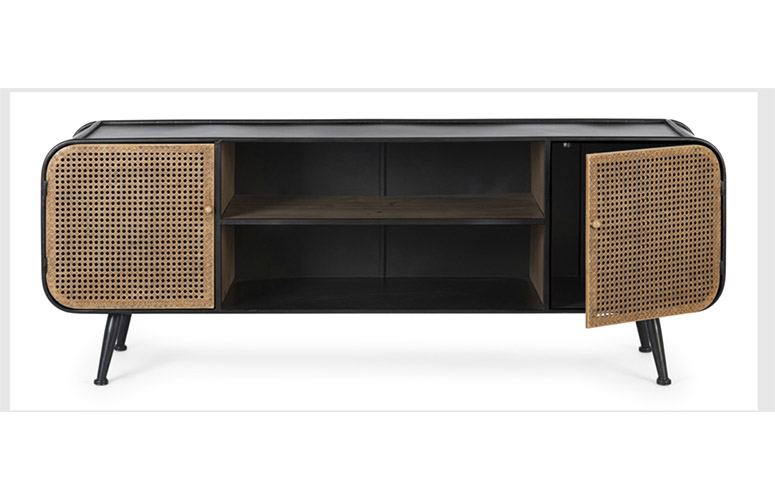 Mesa de TV industrial 2 puertas Elton