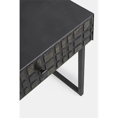 Mesita de noche industrial 1 cajón Dorset