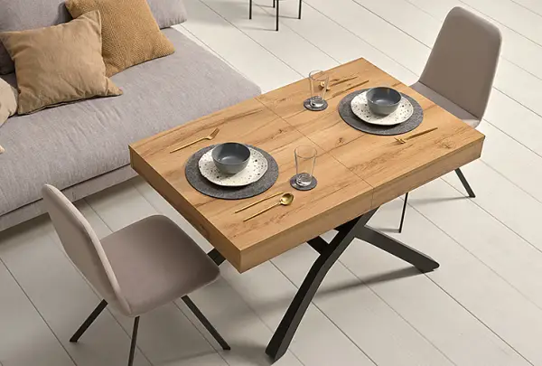 Mesa de centro convertible en comedor extensible Termis