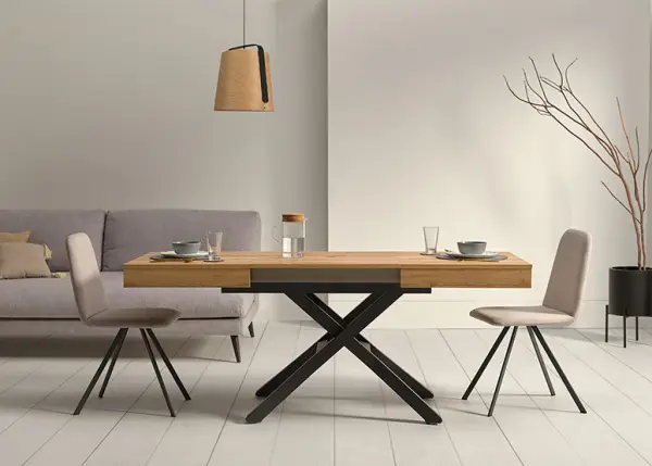 Mesa de centro convertible en comedor extensible Long way