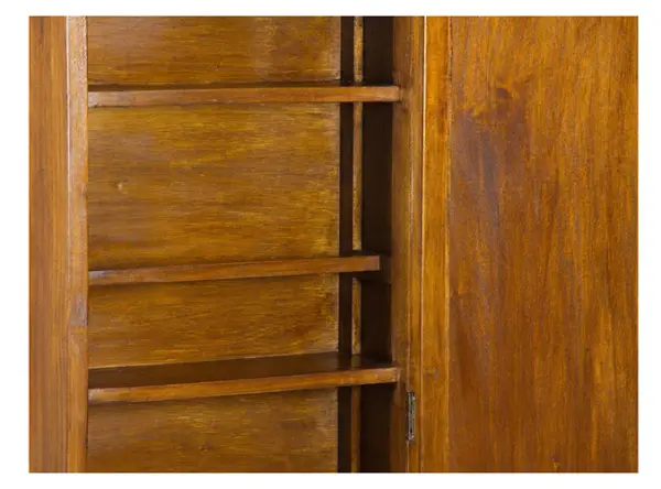 Zapatero con espejo en la puerta 1 cajón clásico