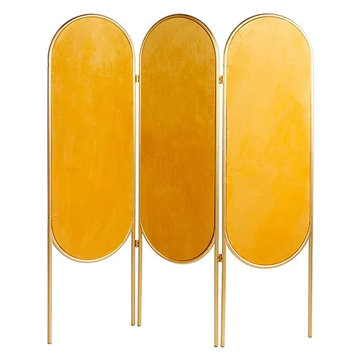 Biombo vintage Oval Dorado