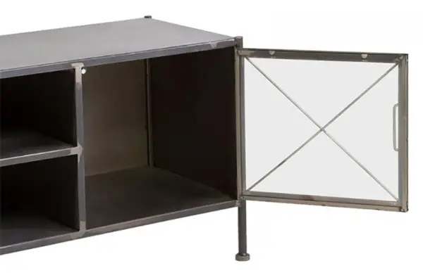 Mesa de TV 2 puertas 2 huecos industrial