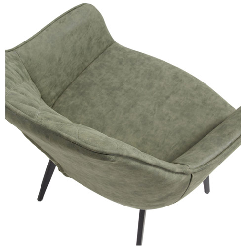 Sillón verde oscuro vintage Minya