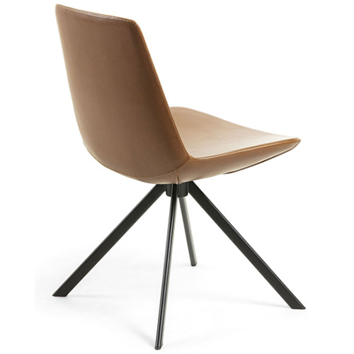 Silla marrón vintage Saz