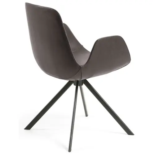 Sillón marrón oscuro vintage Minyas