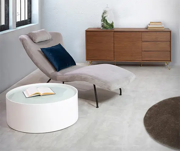 Mesa auxiliar redonda de diseño Round
