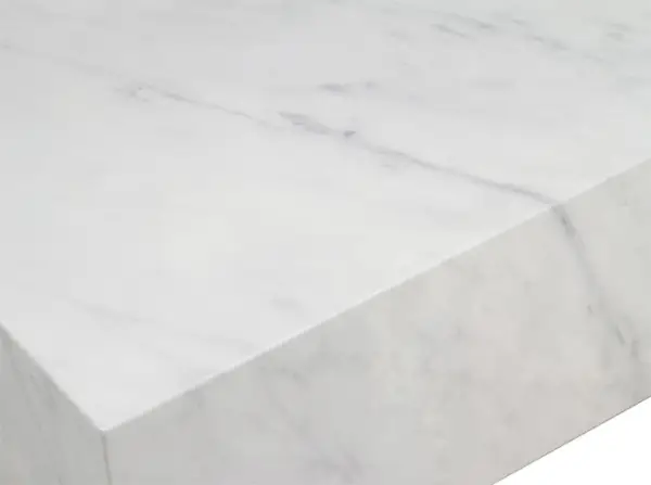 Mesa de centro cuadrada de diseño con ruedas Cube