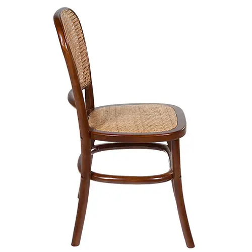 Silla vintage rejilla redonda