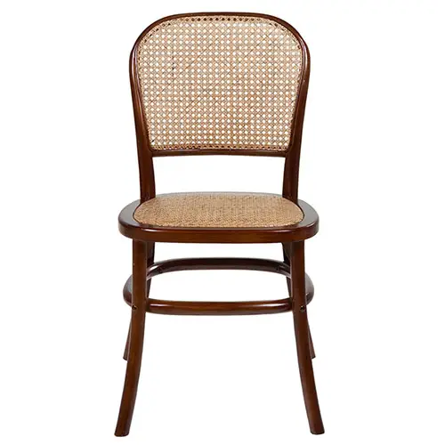 Silla vintage rejilla redonda