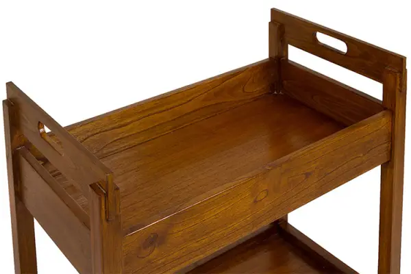 Mueble bar colonial con ruedas Rejecta