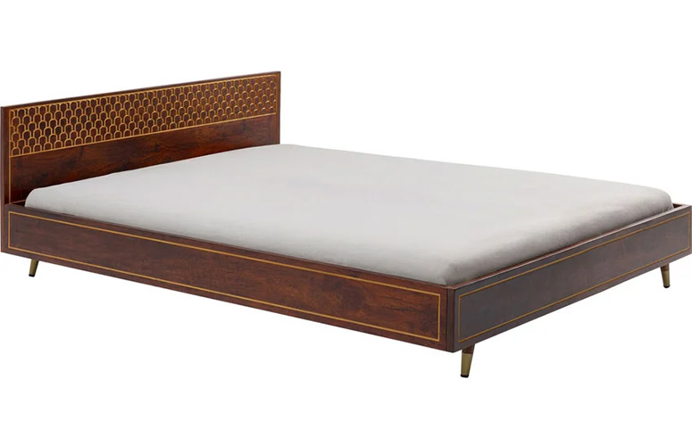 Cama de madera vintage 160x200 Muskat