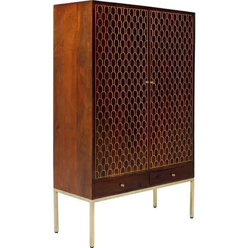 Armario 2 puertas 2 cajones vintage Muskat
