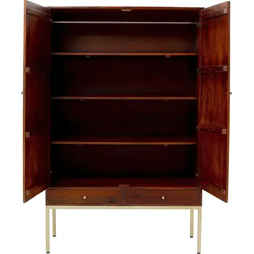 Armario 2 puertas 2 cajones vintage Muskat
