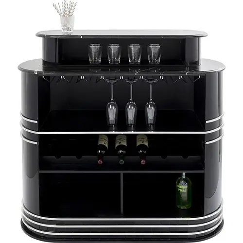 Mueble bar vintage con botellero High Fidelity