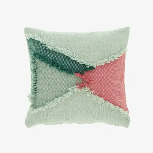 Funda de cojín verde Dalia