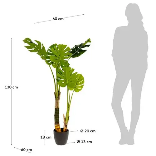 Planta artificial Monstera