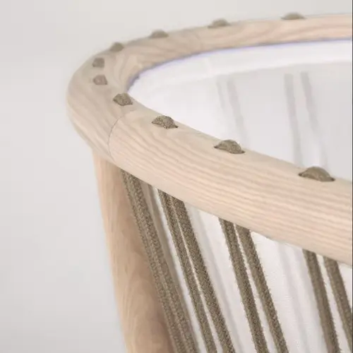 Moisés de madera maciza fresno Leola