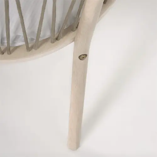 Moisés de madera maciza fresno Leola