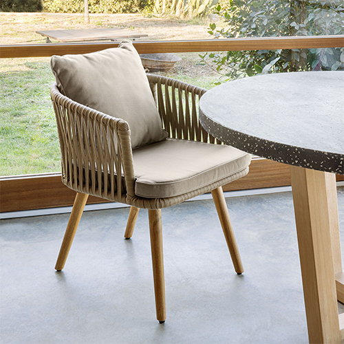 Sillón cuerda beige Hemilce