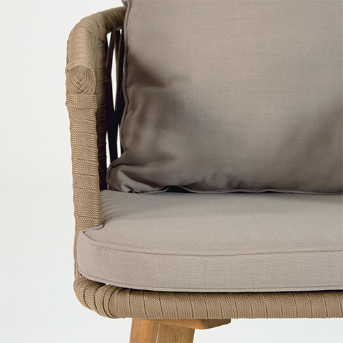 Sillón cuerda beige Hemilce