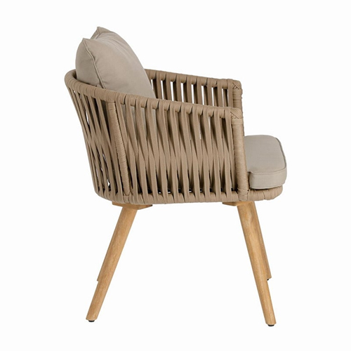 Sillón cuerda beige Hemilce