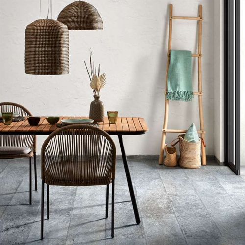 Silla de jardín beige Shann