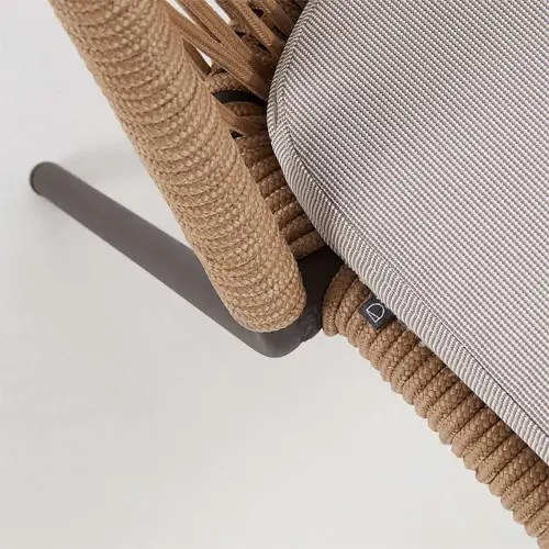 Silla de jardín beige Shann