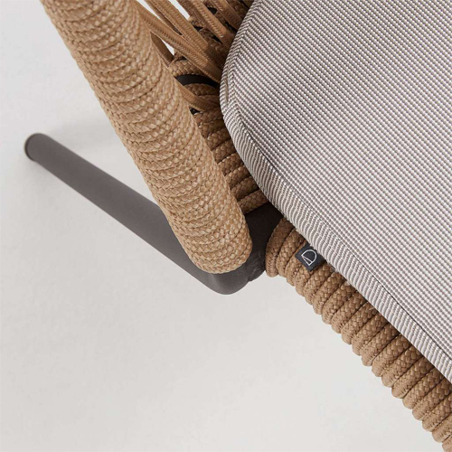 Silla de jardín beige Shann