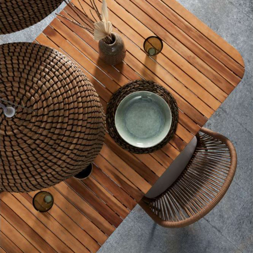 Silla de jardín beige Shann