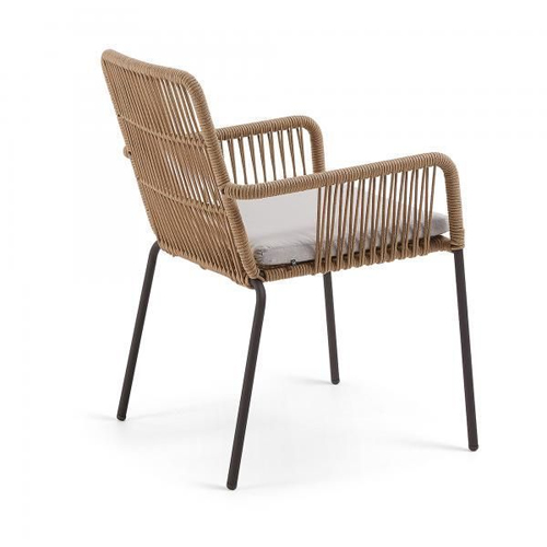 Silla de jardín beige Samanta