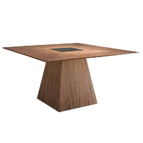 Mesa de comedor con cristal Blackpool Ángel Cerda