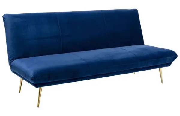 Sofá tapizado cama Soda azul