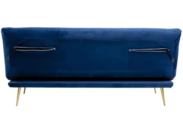Sofá tapizado cama Soda azul