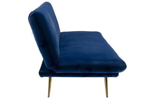 Sofá tapizado cama Soda azul